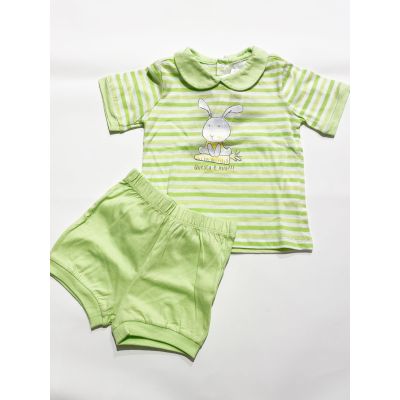 BIRBA 999 89030 00 92Z completo baby verde chiaro con pantaloncino