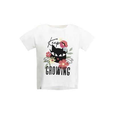 T-shirt Cafènoir con scritta "keep growing" JT0183