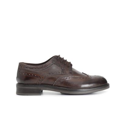 Derby uomo Cafènoir in pelle stile oxford XM1008