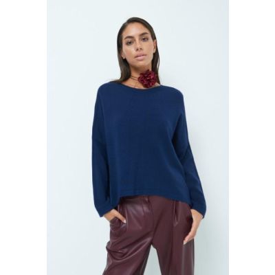 Maglia girocollo donna svasata MA2112