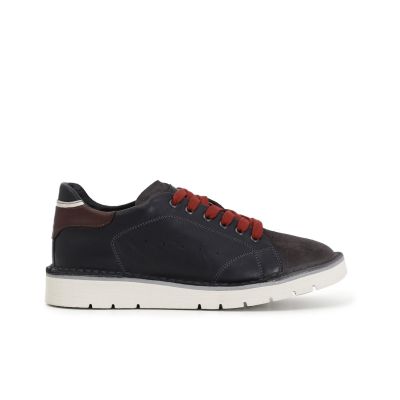 Sneakers uomo CafèNoir in pelle con suola leggera BU1310