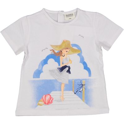 Tshirt stampata per bambina Birba 24011