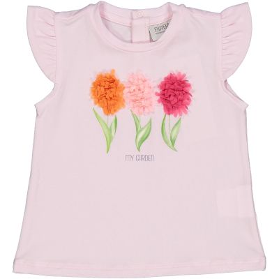 Tshirt a maniche corte per bambina floreale Birba 24004