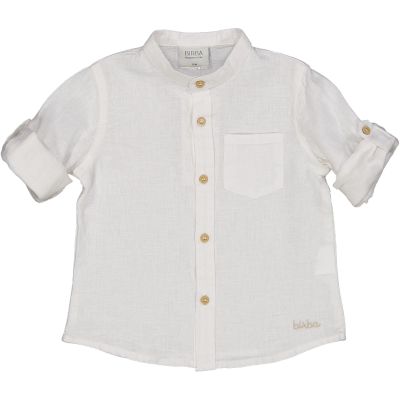 Camicia coreana bambino misto lino Birba 20008