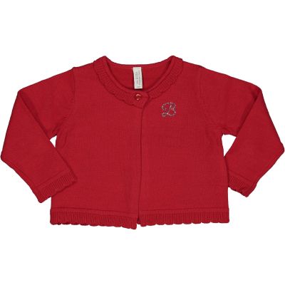 BIRBA 999 96606 00 Coprispalle bambina neonata rosso con bottone